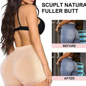 💥Women Butt Lifter Panties Padded Shapewear Hip Enhancer Shorts Seamless